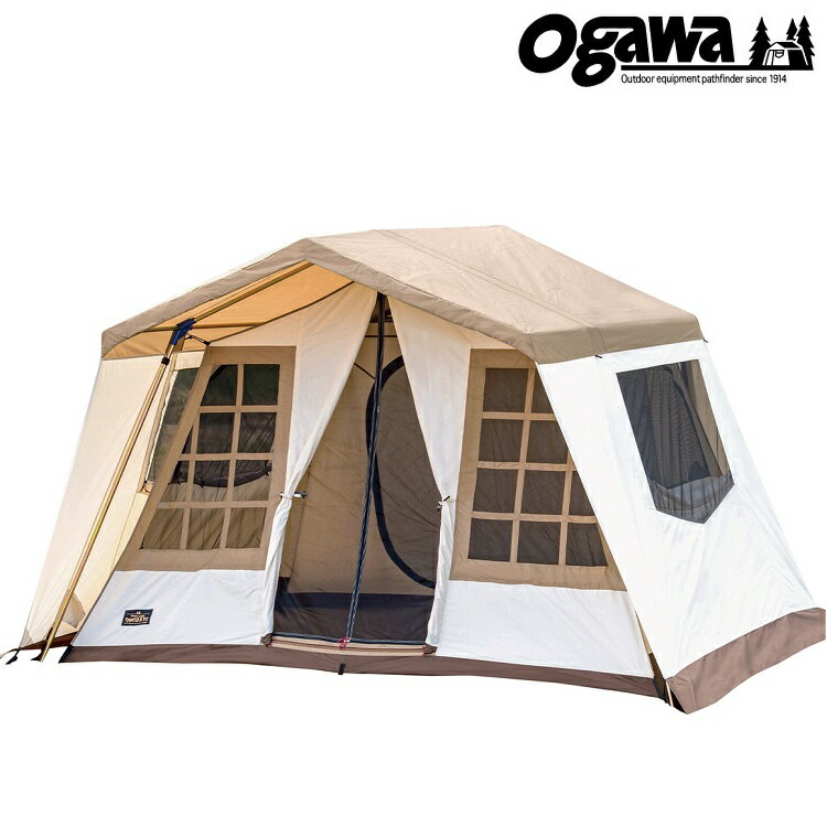 Ogawa OwnerLodge Type52R T/C 復古格紋窗戶屋型帳T/C(棉混紡)款 2253