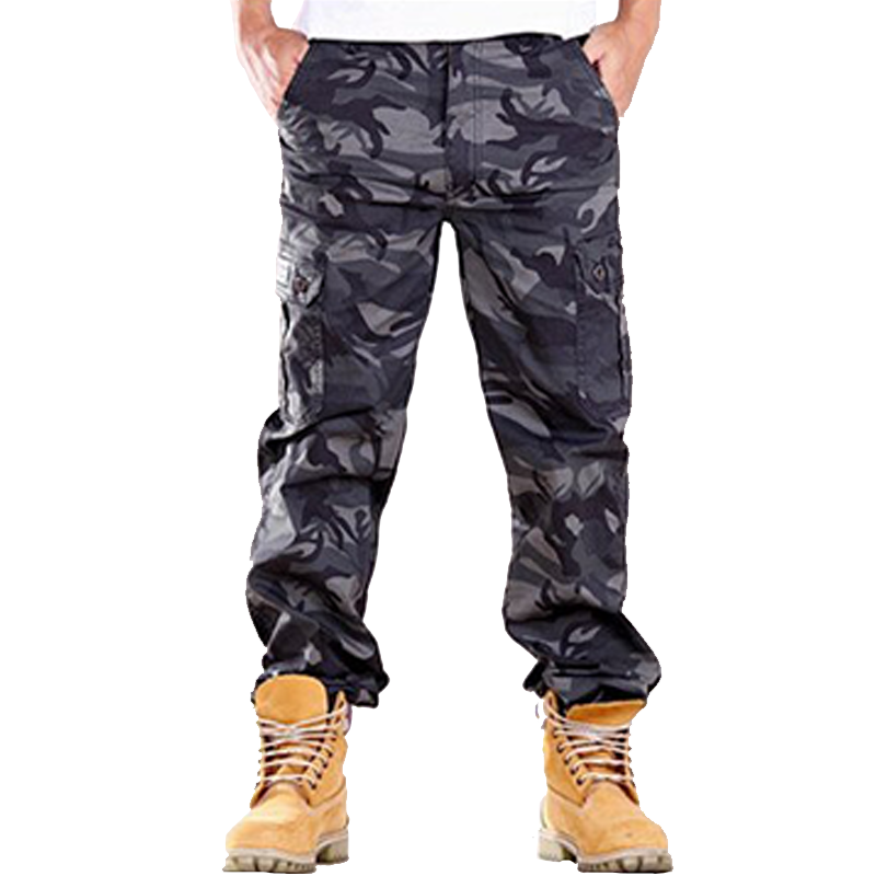 【限時免運！】夏日薄款 涼爽透氣 迷彩 多袋 休閒長褲 工作褲 四色 50006 1