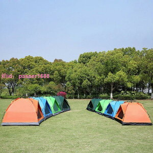 熱銷戶外野營旅游帳篷全自動帳篷彈簧速開防曬可折疊帳篷戶外露營