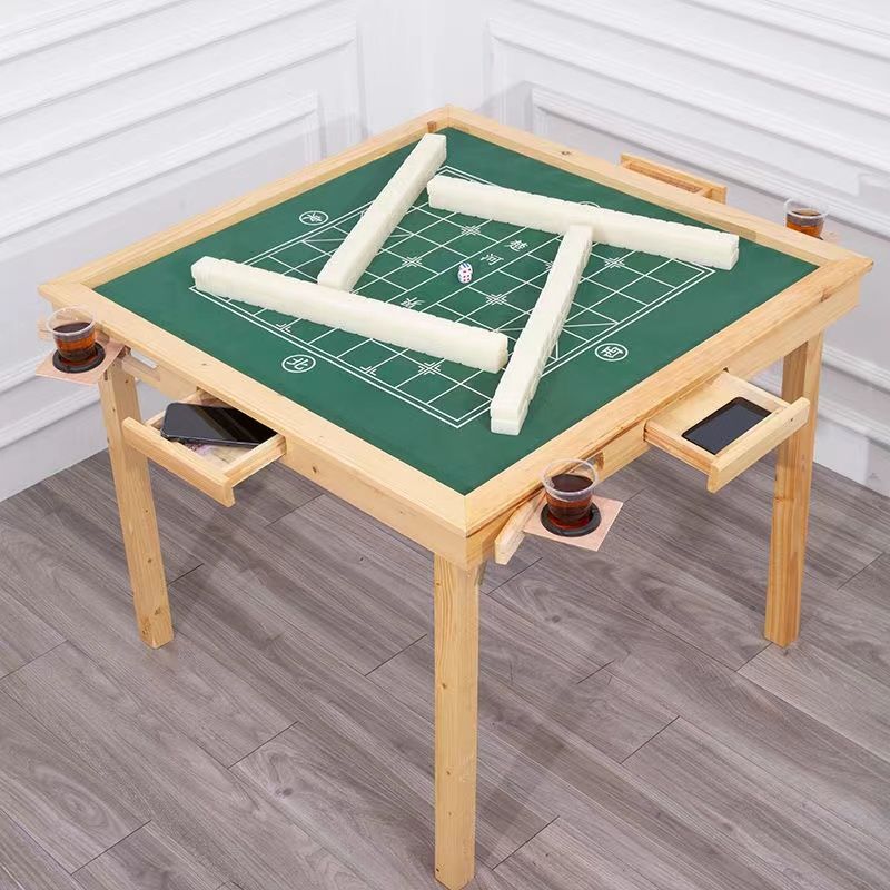 限時減免！免運 麻將桌 麻將臺 實木麻將桌手動折疊麻將臺手搓棋牌桌象棋桌圍棋桌八折下殺 打骨折 可開發票 加客服賴享受巨額減免金牌保障