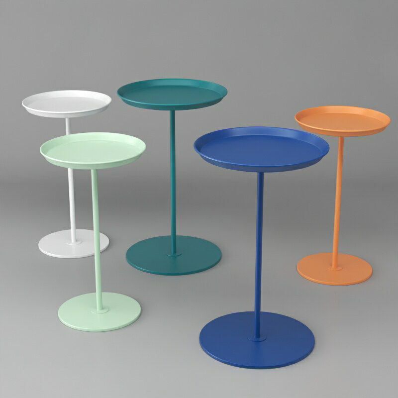 🔥限量特價🔥 丹麥設計師邊幾馬卡龍彩色ins茶幾沙發邊桌簡易小圓桌小茶幾角幾
