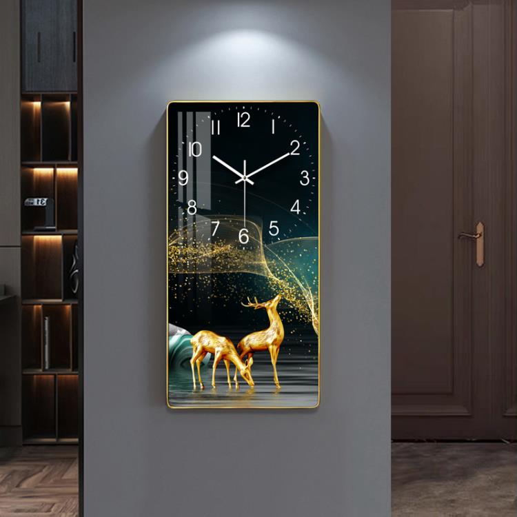 北歐輕奢裝飾鐘表掛鐘客廳現代簡約時鐘大氣家用時尚網紅掛表畫
