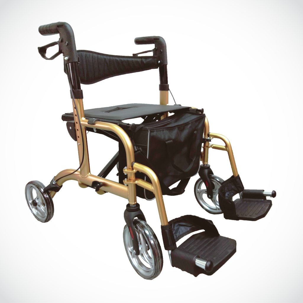 來而康 FZK-3118 四輪車 座位可調整 色彩樣式隨機出貨(助步車 散步車)
