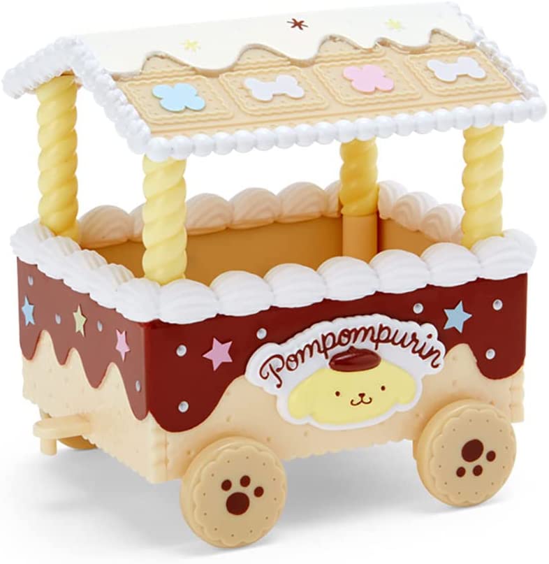 asdfkitty*布丁狗甜點火車車廂造型收納盒/置物盒/飾品盒-日本正版商品