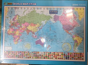 P2 - 收集世界 世界地圖 1000片拼圖 01-003