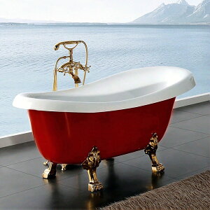 亞克力貴妃浴缸保溫雙層獨立式小戶型家用酒店網紅民宿水療spa盆