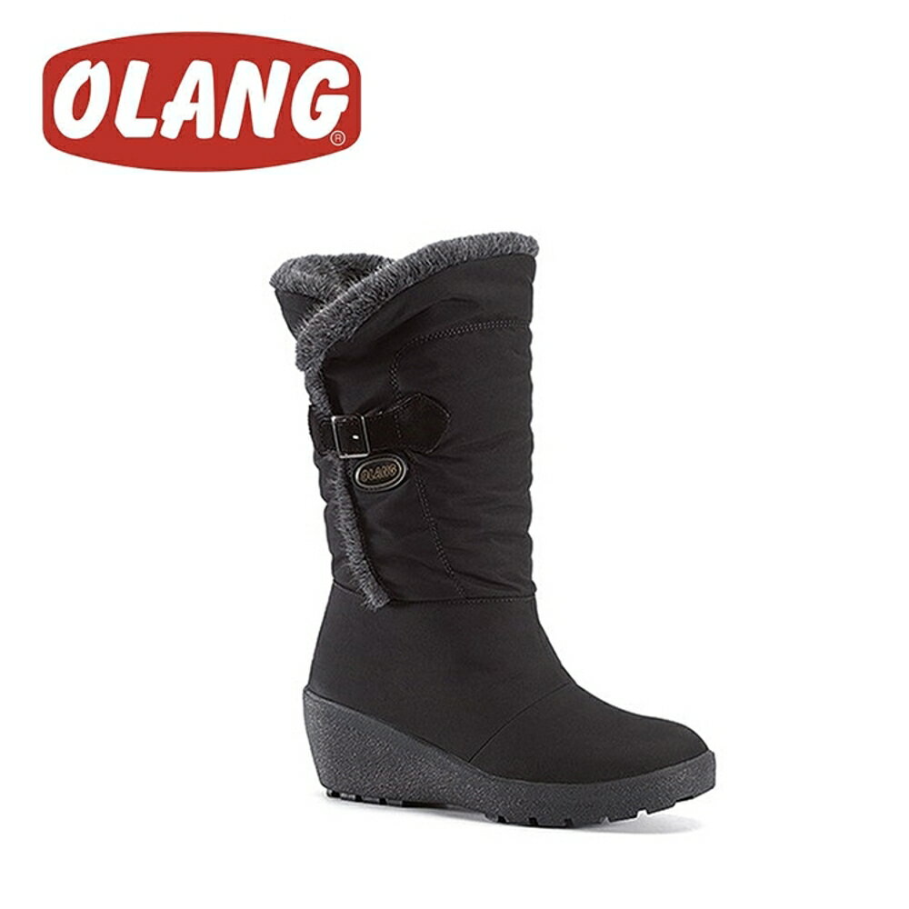 【OLANG 義大利 ELSA OLANTEX 防水雪靴《黑》】1403/保暖/滑雪/雪地