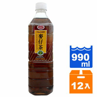 愛之味 麥仔茶 990ml (12入)/箱【康鄰超市】