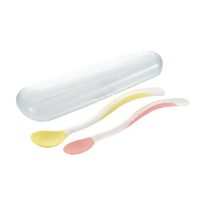 日本Richell 利其爾 TLI柔軟離乳食湯匙套裝(附盒)幼兒餐具|湯匙|柔軟湯匙