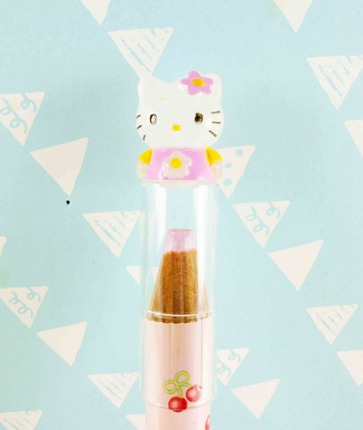 【震撼精品百貨】Hello Kitty 凱蒂貓 KITTY眼影筆-粉色筆芯 震撼日式精品百貨