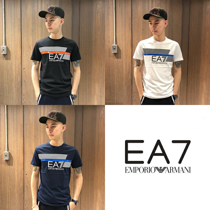 美國百分百【全新真品】Emporio Armani EA7 短袖 T恤 logo 運動 T-shirt 三色 AY55