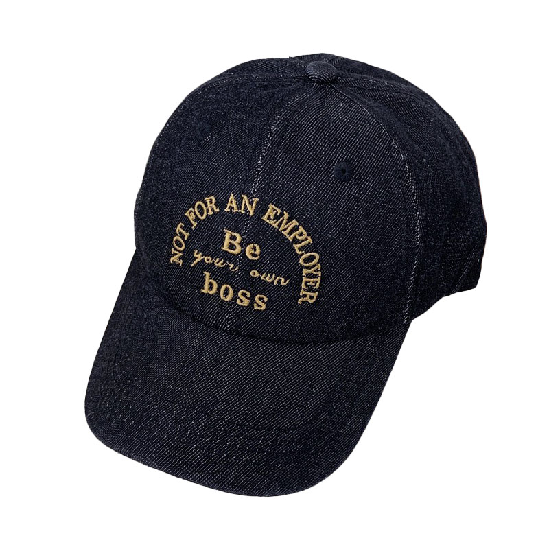 ANNAS 韓國牛仔棒球帽 刺繡英文字母 鴨舌帽 帽子 單寧 2