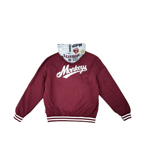 Rakuten Monkeys 印花連帽棒球外套 5