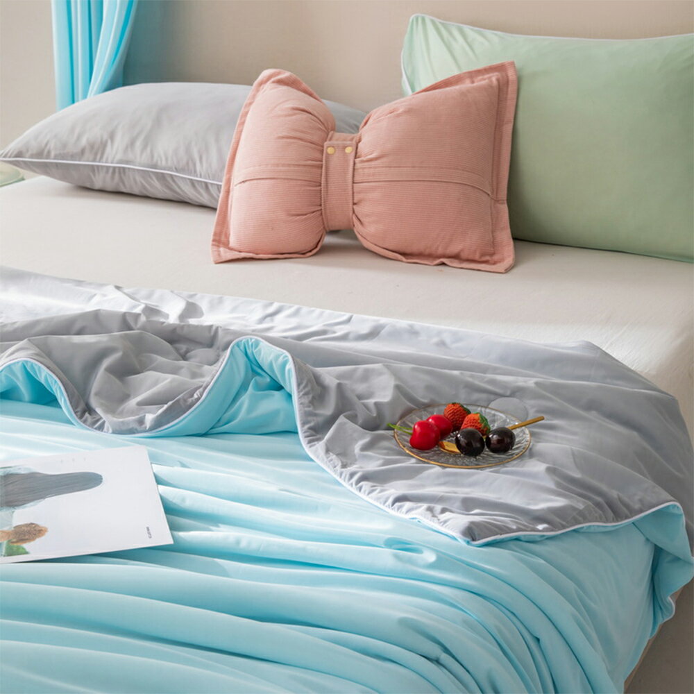 日本科技A類冰淇淋涼感絲夏涼被150*200CM(涼被/涼感絲/涼夏被/空調被) 7