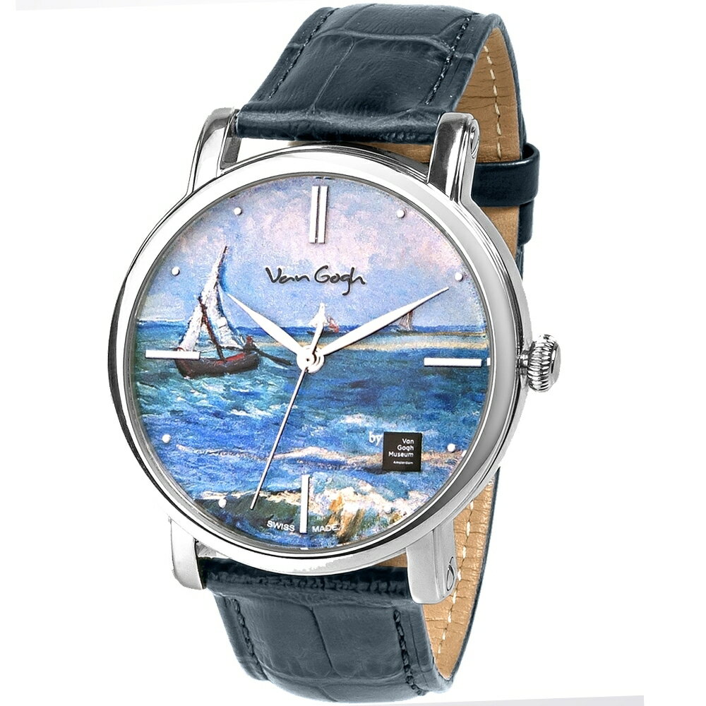 Van Gogh Swiss Watch梵谷 經典名畫男錶 Gent 04-1 海景船【刷卡回饋 分期0利率】【APP下單4%點數回饋】