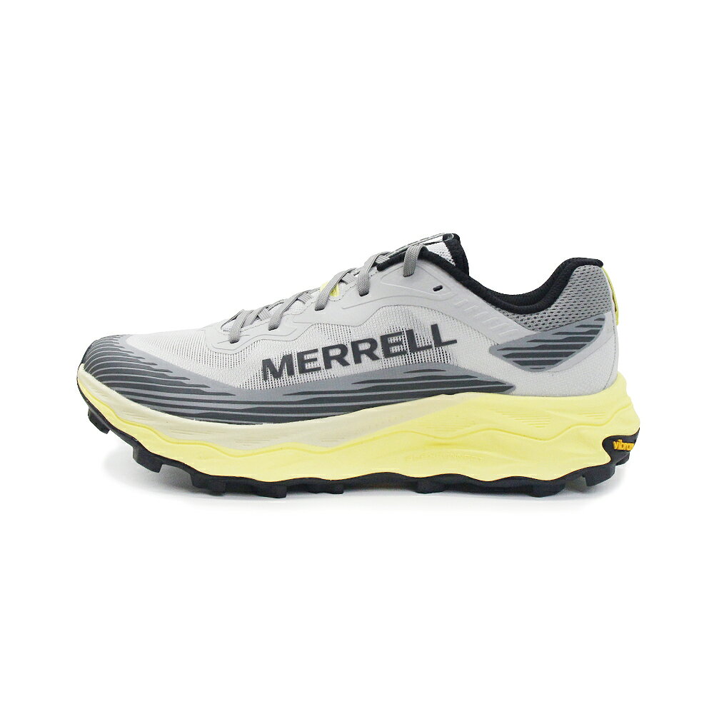 MERRELL(男)AGILITY PEAK 6 輕量戶外越野訓練鞋 男鞋-灰黃色 2