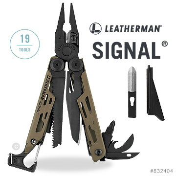 【錸特光電】【LEATHERMAN】SIGNAL 狼棕款 工具鉗 #832404