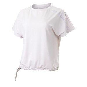 Mizuno [K2TAB20302] 女 短袖 T恤 瑜珈 運動 休閒 彈性 舒適 抗紫外線 美津濃 燕麥白