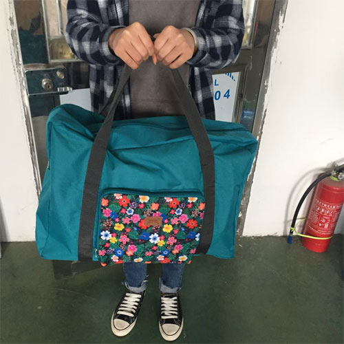 新款時尚韓版小碎花旅行收納袋 行李箱拉桿旅行包 購物手提大背包 手提單肩包