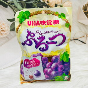 日本 UHA味覺糖 葡萄夾心軟糖 77g 葡萄軟糖｜全店$199免運