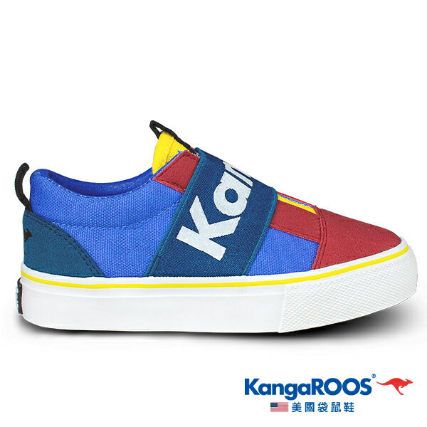 KangaROOS美國袋鼠鞋 童款VISTA 趣味帆布鞋 [KK01325] 紅藍綠【巷子屋】