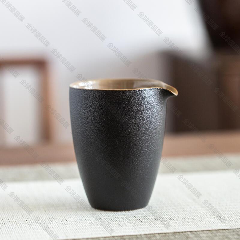 【全球優品匯】黑陶日式公道杯公杯茶漏套裝簡約陶瓷大號茶海分茶器功夫茶具配件