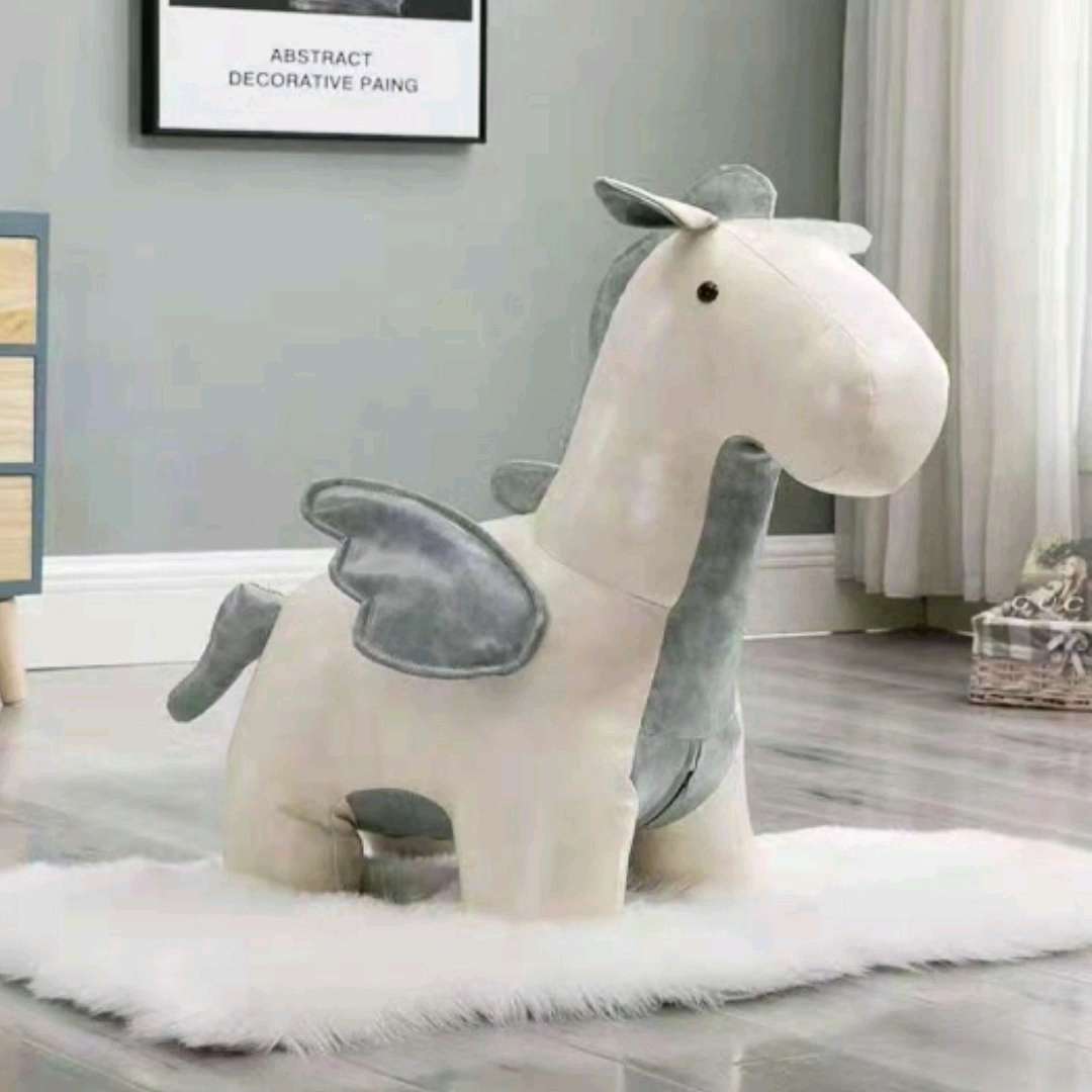 免運 創意小馬動物換鞋凳沙發凳擺件坐凳可愛卡通矮凳獨角獸座椅兒童椅