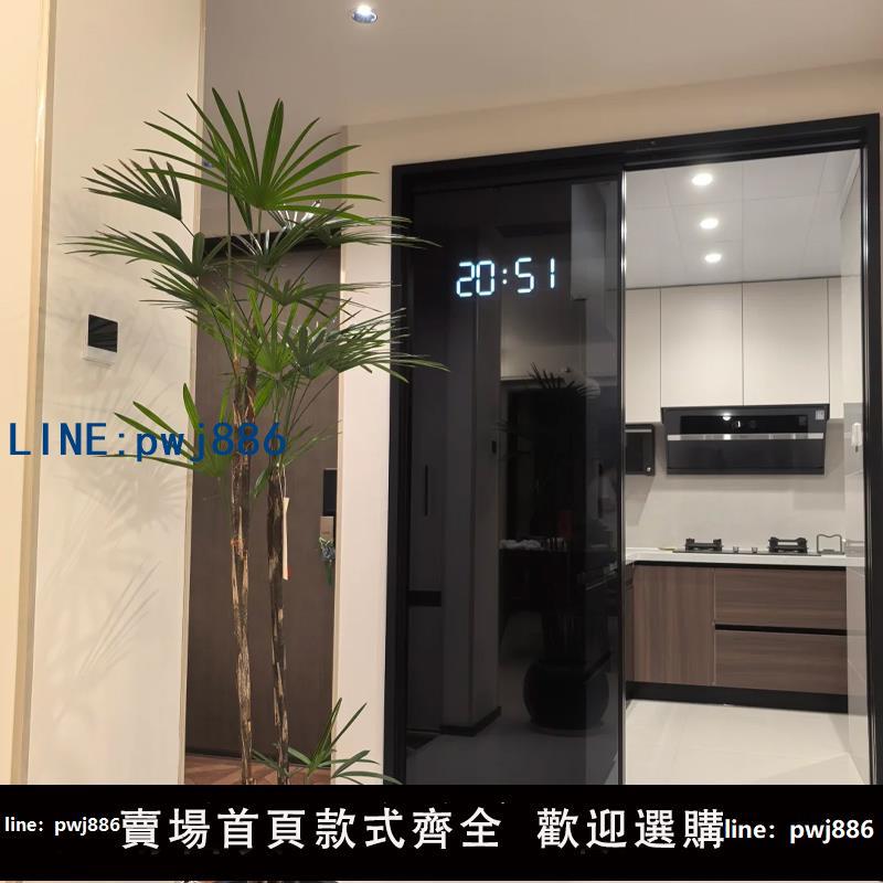 【臺灣公司】3d電子鏤空鐘客廳掛墻亮燈家用大顯示屏數顯時鐘創意數字壁燈led