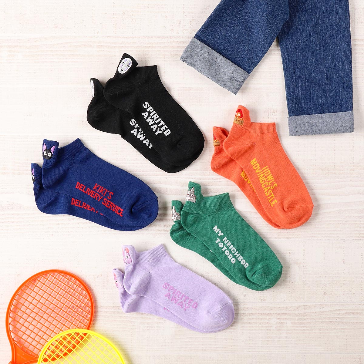 真愛日本 宮崎駿 吉卜力 後跟 刺繡 運動踝襪 無臉男 小少爺鼠 魔女宅急便 龍貓 短襪 卡通襪 襪子 學生