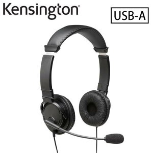 【最高22%回饋 5000點】  Kensington肯辛頓 USB-A 立體聲有線耳機麥克風K97601WW