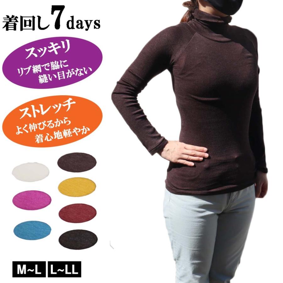 日本製 東洋紡織 EKS 發熱衣 吸濕發熱 裏起毛 東洋紡 抗靜電 吸溼發熱 女高領(7073-39) (7色)