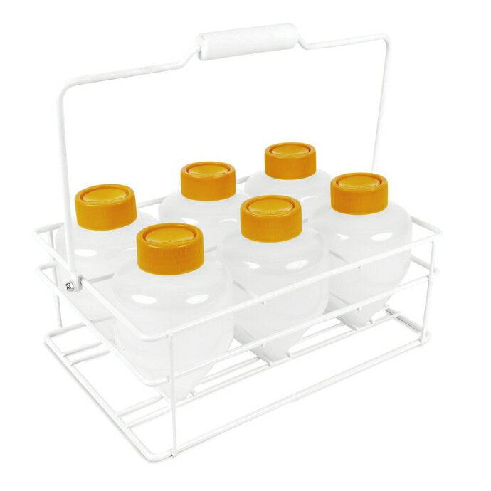 《Heathrow》離心瓶架 HDPE塗層 Centrifuge Bottle Wire Rack Carrier