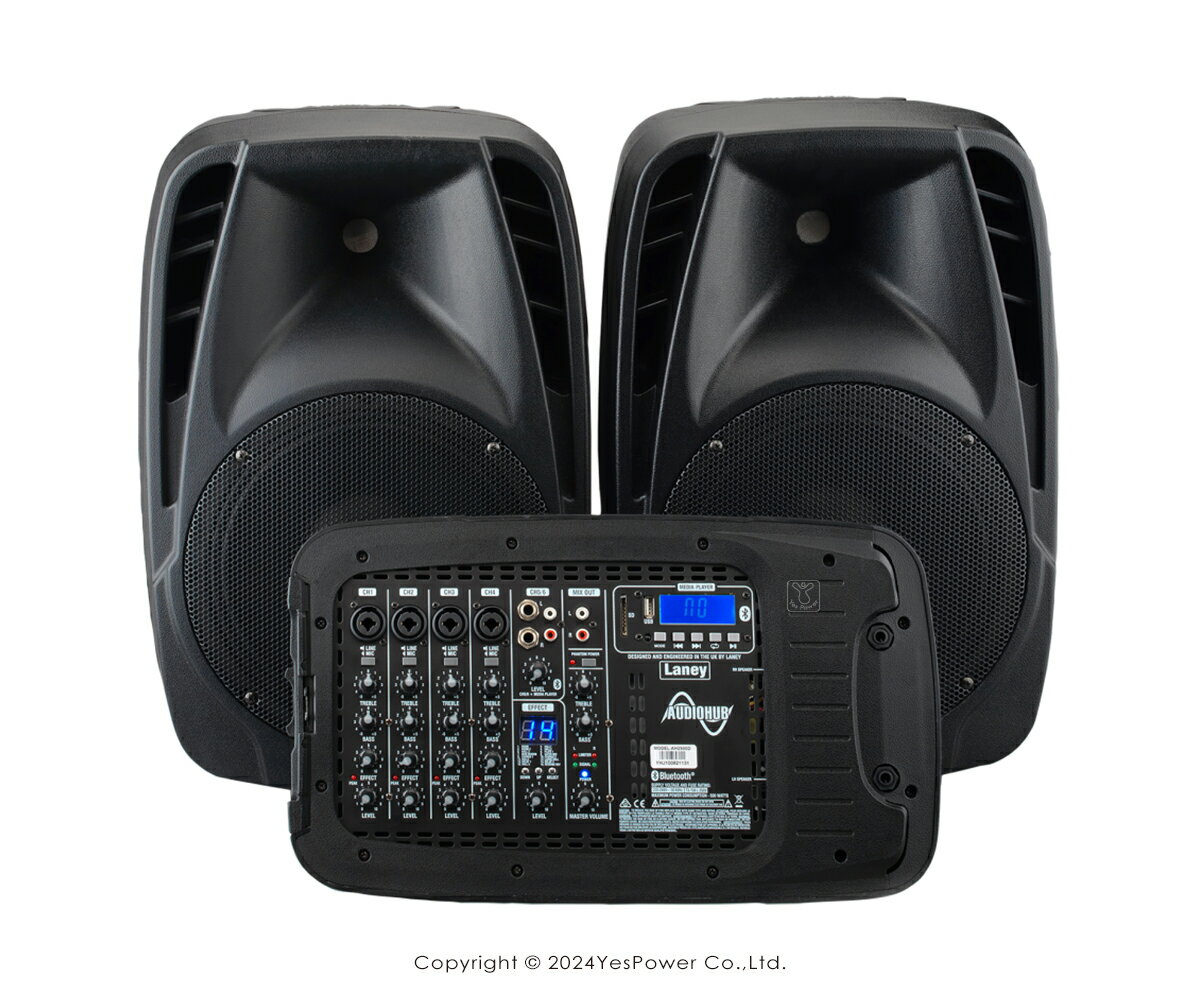 *來電優惠*AH2500D Laney主動式喇叭 (藍芽 / PA / 2x500W /10吋低音和1吋高音)
