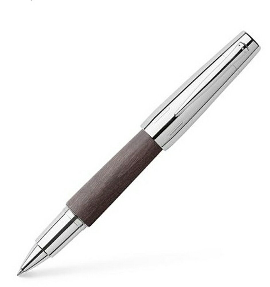 Faber-Castell E-MOTION系列高雅深褐色梨木鋼珠筆*加贈筆套