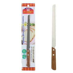 asdfkitty*日本 ECHO 木柄不鏽鋼麵包刀 切吐司刀 18公分-日本正版商品
