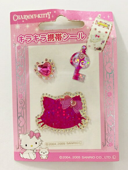 【震撼精品百貨】Charmmy Kitty 寵物貓 螢幕貼鑽貼紙-桃臉*90603 震撼日式精品百貨
