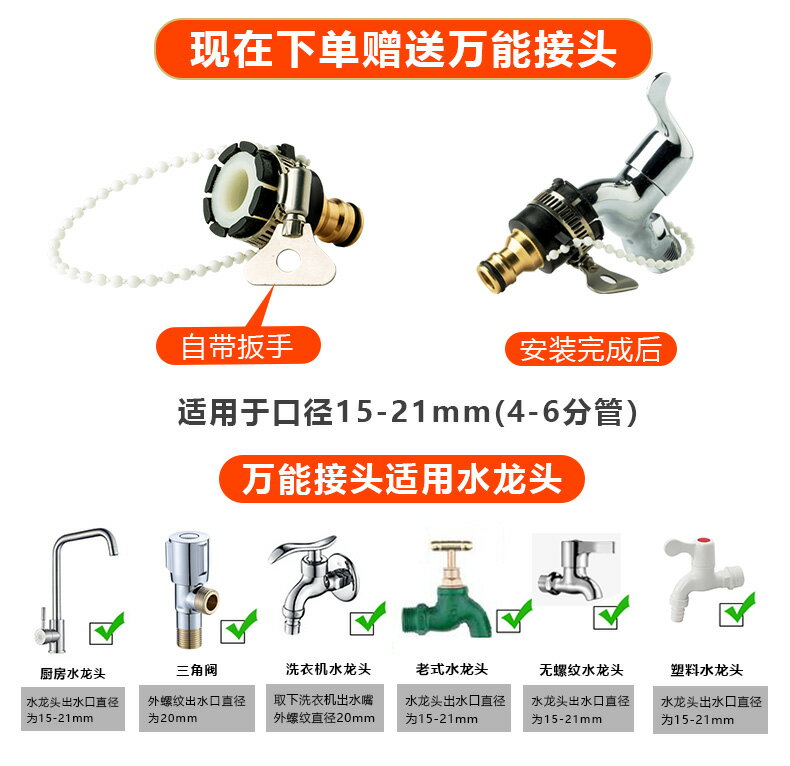 家用園藝澆水塑膠軟管 愛麗絲園林水管軟管洗車灑水噴水槍