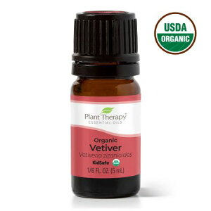 有機岩蘭草精油 Vetiver Organic Essential Oil 10 mL ｜美國 Plant Therapy 精油