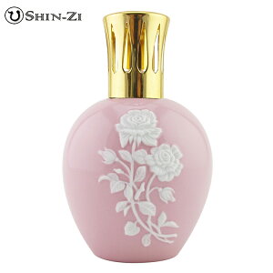 (400ml)薰香精油瓶陶瓷薰香瓶薰香瓶陶瓷瓶浮雕玫瑰(粉紅)款式