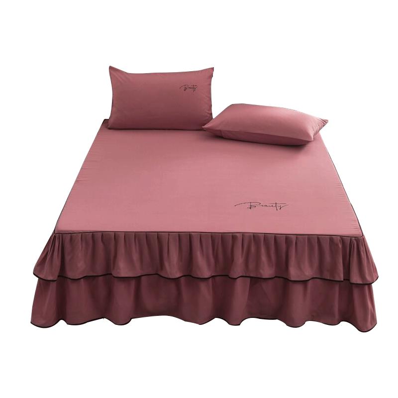南極人床罩床裙式床套單件席夢思床墊罩保護防滑防塵1.5m1.8米2.0