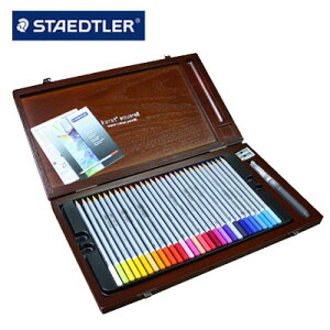 施德樓 MS125W60 金鑽級水性色鉛筆 60色組 木盒精裝版