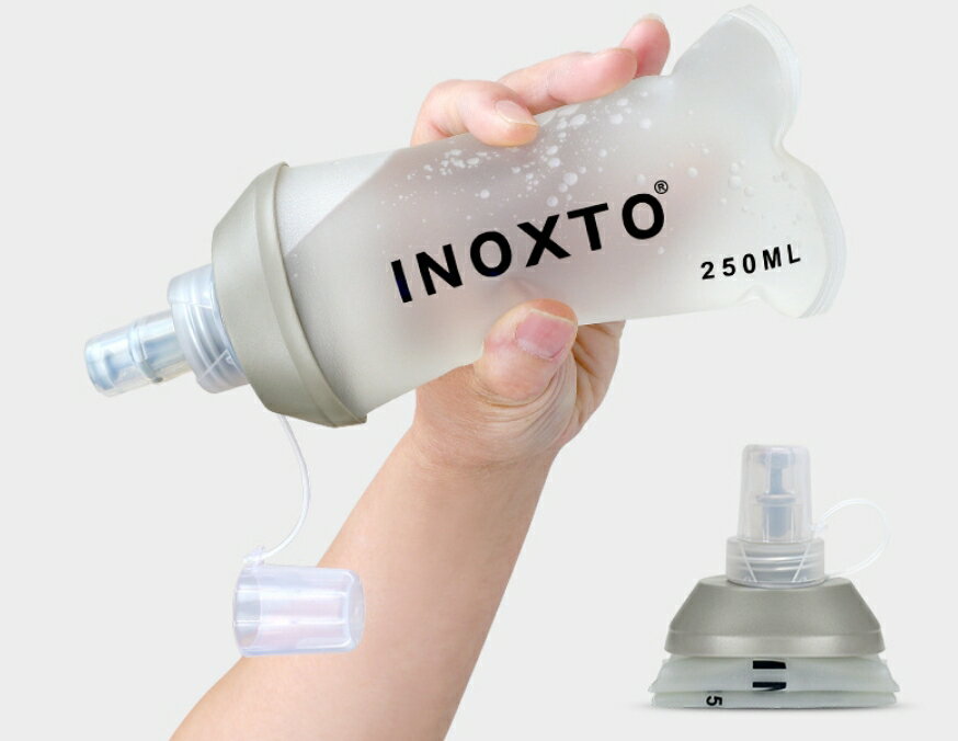 250/500 ml 摺疊軟水瓶/壺.攜帶方便,舒適,不佔空間.水溫攝氏0-40度.不可用於熱水,酒類,牛奶及碳酸飲料!
