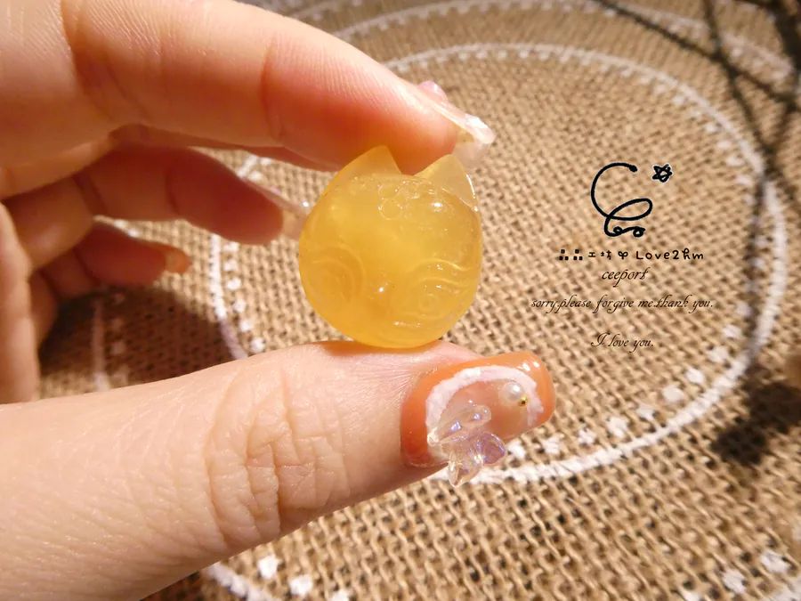 黃兔毛狐狐 黃兔毛 水晶飾品  晶晶工坊-love2hm 46213 4