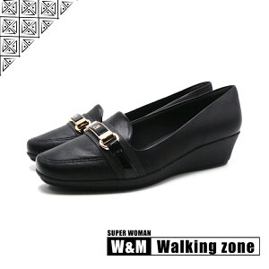 WALKING ZONE SUPER WOMAN系列 lady休閒低坡跟鞋 女鞋－黑