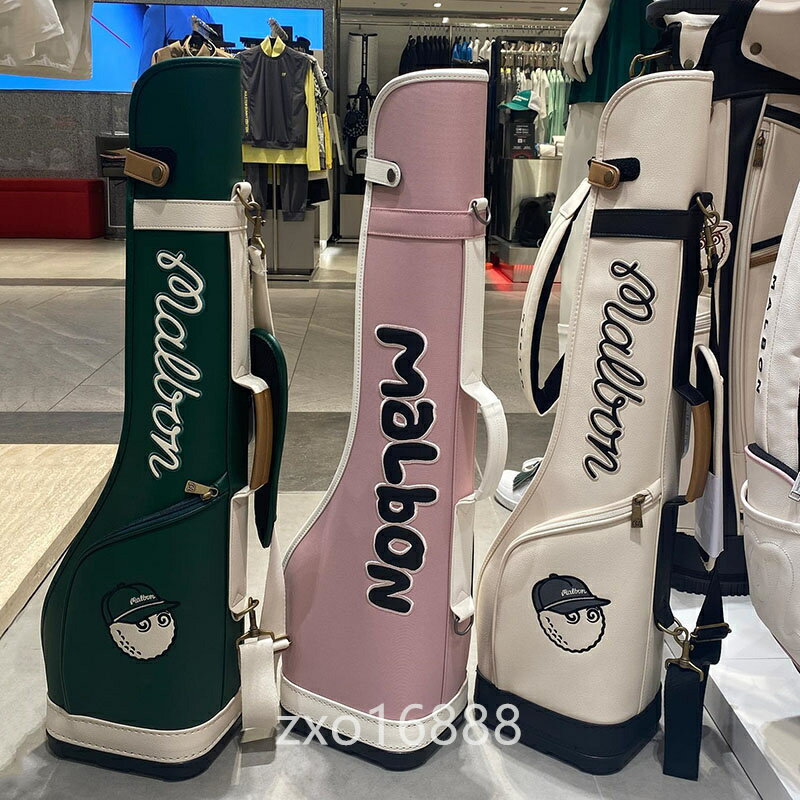 韓國malbon高爾夫槍包女士粉色兔子系列便攜式球包GOLF下場練習包