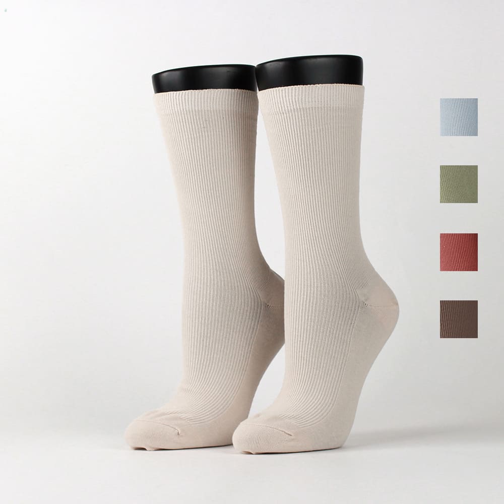 FOOTER 素色微分子高筒襪 除臭襪 薄襪 襪子-女款(T73M)