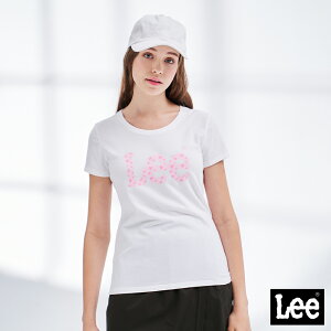 Lee 愛心Logo短袖T恤 女 白 Modern