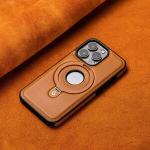 磁吸隱藏支架適用適用於iPhone15手機殼蘋果14promax商務風13男女保護套