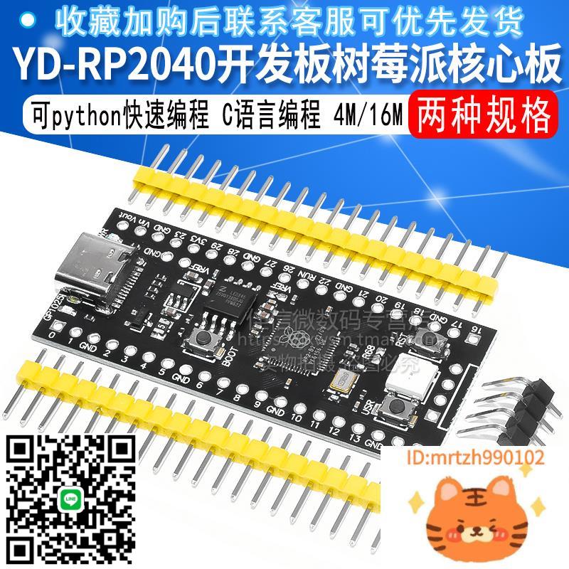 YD-RP2040樹莓派核心板相容RP2 Raspberry Pi Pico Micropython-杏奈生活舘