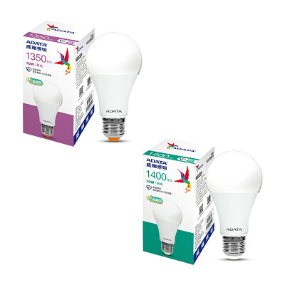 威剛10W節能標章LED燈泡 - 白光/黃光【九乘九購物網】